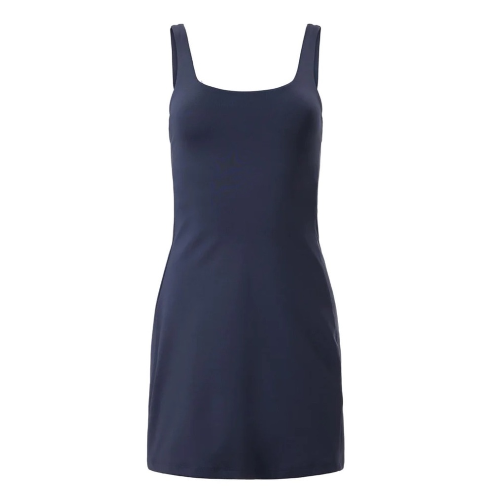 Girlfriend Collective Tommy Dress Large Navy